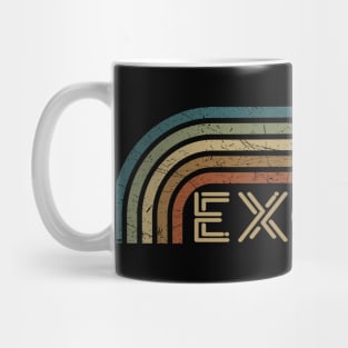 Exodus Retro Stripes Mug